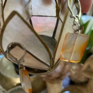 Handmade earrings don’t remember what stone used